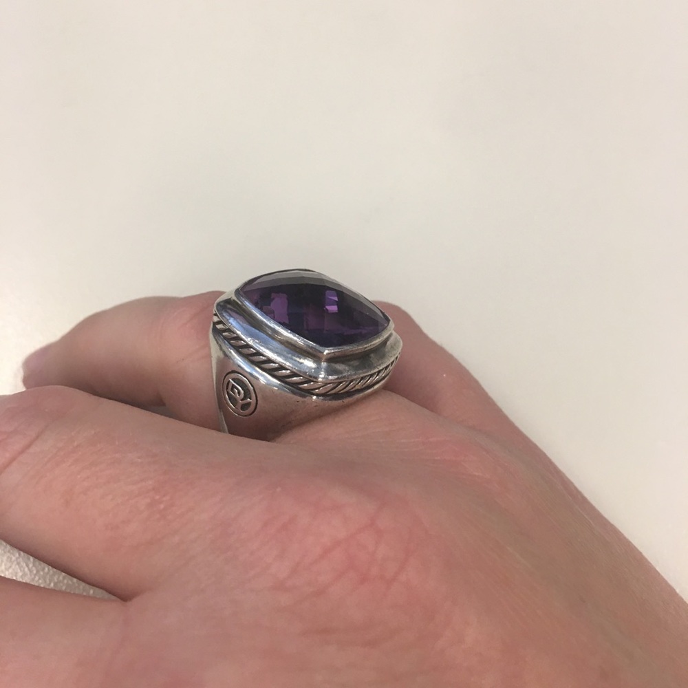 David Yurman Amethyst Albion Statement Ring